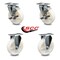 Service Caster 5 Inch Nylon Wheel Swivel Top Plate Caster Set with 2 Brake 2 Rigid SCC SCC-20S514-NYS-TLB-TP2-2-R-2 - alternate 4